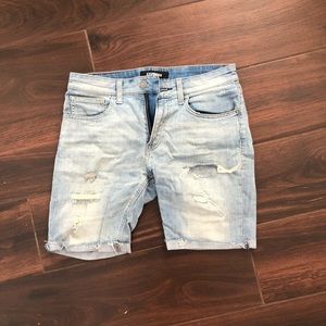 Express Denim Shorts Slim